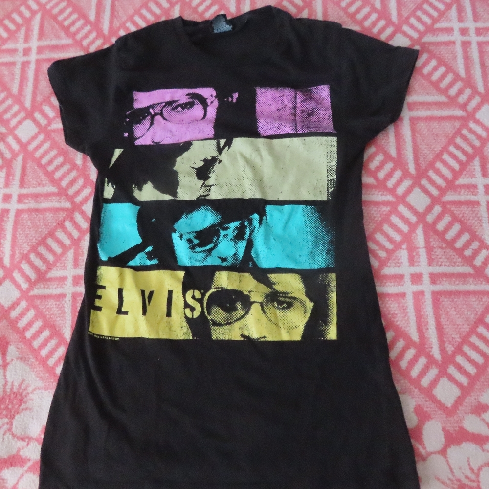 vintage womens elvis presley zion rootswear tshirt L